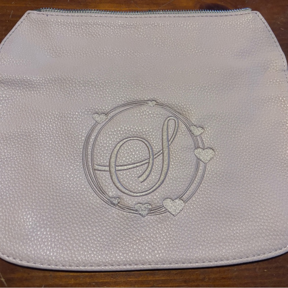 Studio Thirty One Flap - Rose Blush w/ S heart monogram